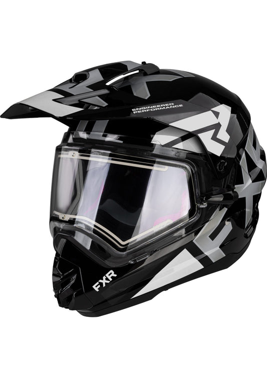FXR Torque X Evo Helmet w/ E Shield & Sun Shade 21
