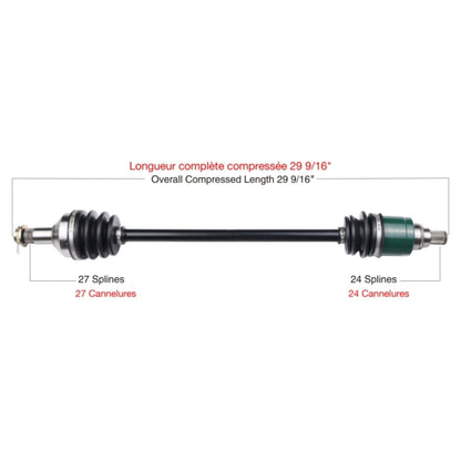 TrakMotive Complete Axle Fits Arctic cat