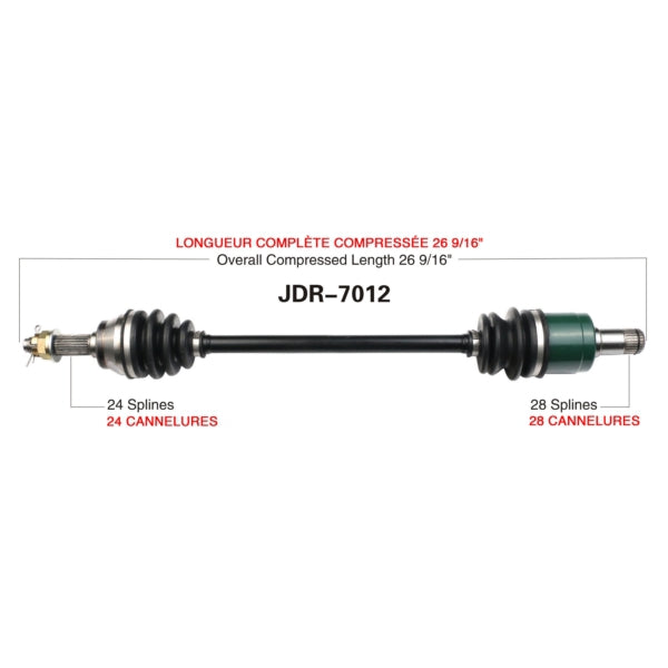 TrakMotive Complete Axle Fits John Deere