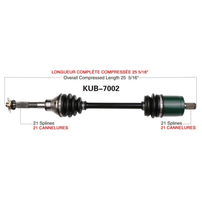 TrakMotive Complete Axle Fits Kubota