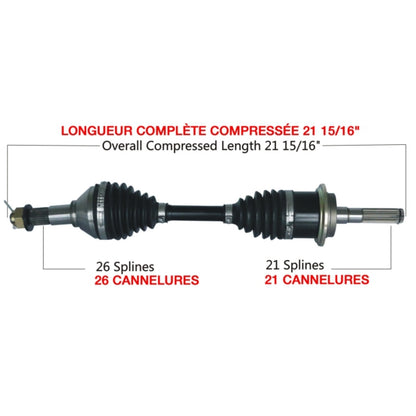 TrakMotiveHD Complete HD Axle Fits Can-am