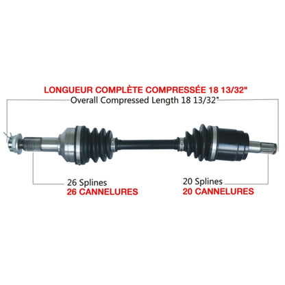 TrakMotive Complete Axle Fits Honda