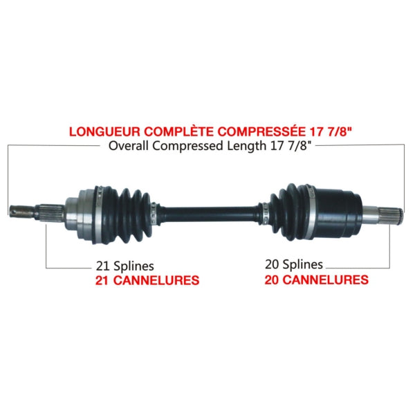 TrakMotive Complete Axle Fits Honda