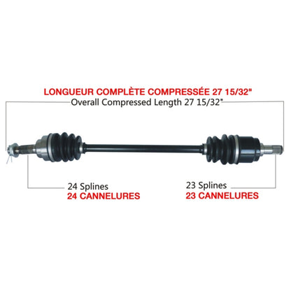 TrakMotive Complete Axle Fits Honda