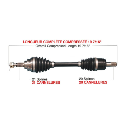 TrakMotiveHD Complete HD Axle Fits Honda