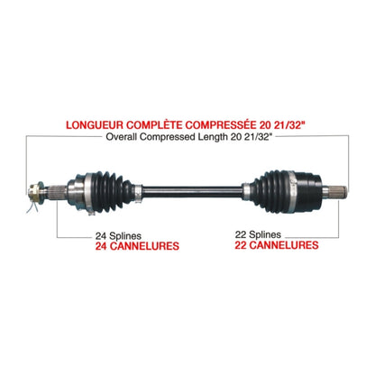 TrakMotiveHD Complete HD Axle Fits Honda