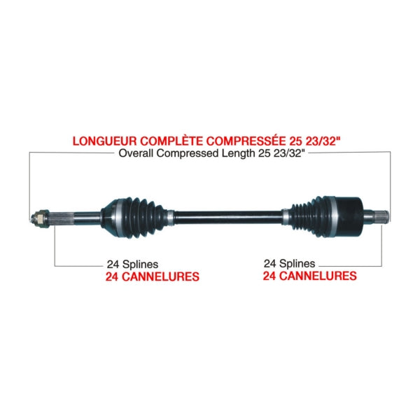 TrakMotiveHD Complete HD Axle Fits Kawasaki