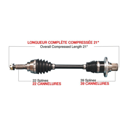 TrakMotiveHD Complete HD Axle Fits Suzuki