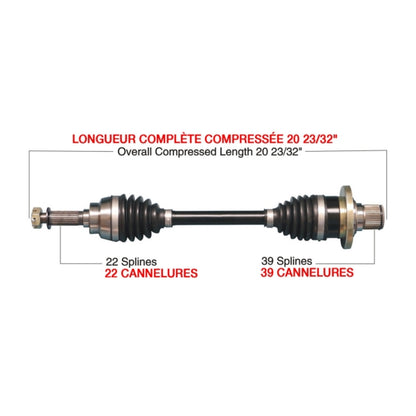 TrakMotiveHD Complete HD Axle Fits Suzuki