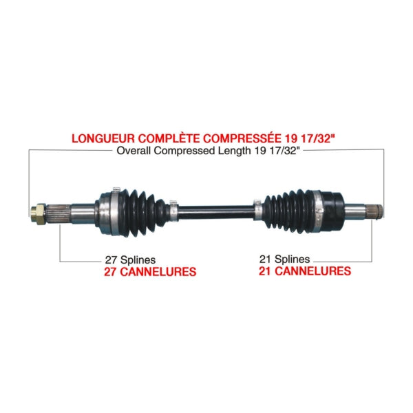 TrakMotiveHD Complete HD Axle Fits Yamaha