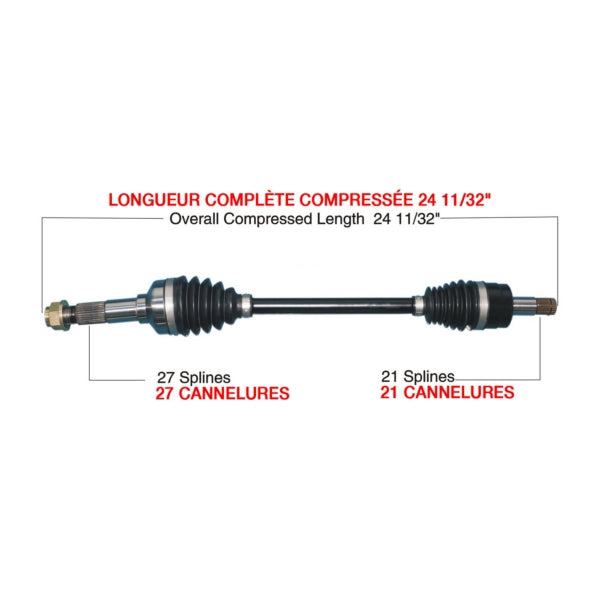 TrakMotiveHD Complete HD Axle Fits Yamaha