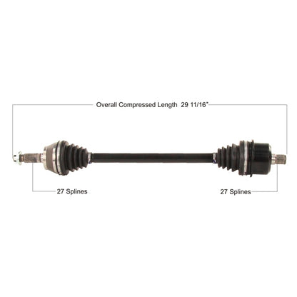 TrakMotive Complete Axle Fits Arctic cat