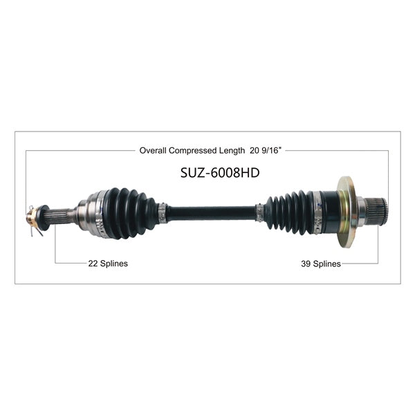 TrakMotive Complete HD Axle Fits Suzuki