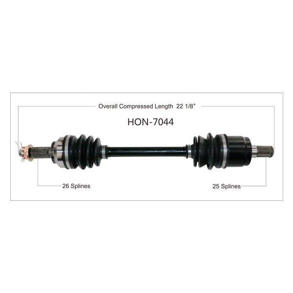 TrakMotive Complete Axle Fits Honda