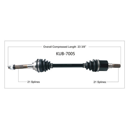 TrakMotive Complete Axle Fits Kubota