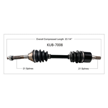 TrakMotive Complete Axle Fits Kubota