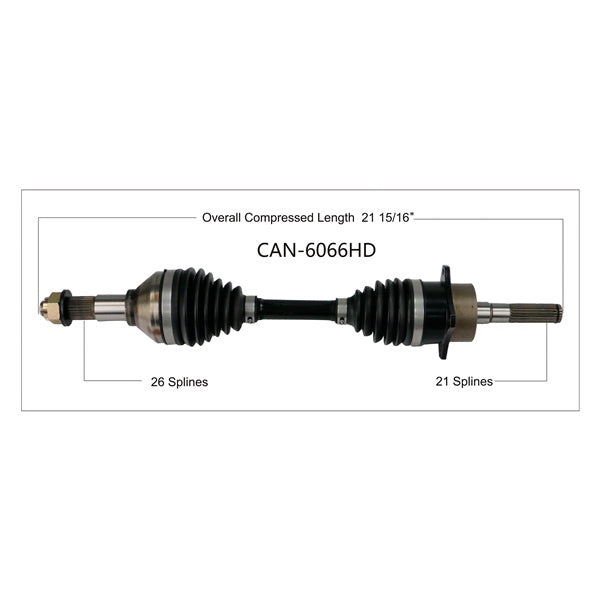 TrakMotive Complete HD Axle Fits Can-am