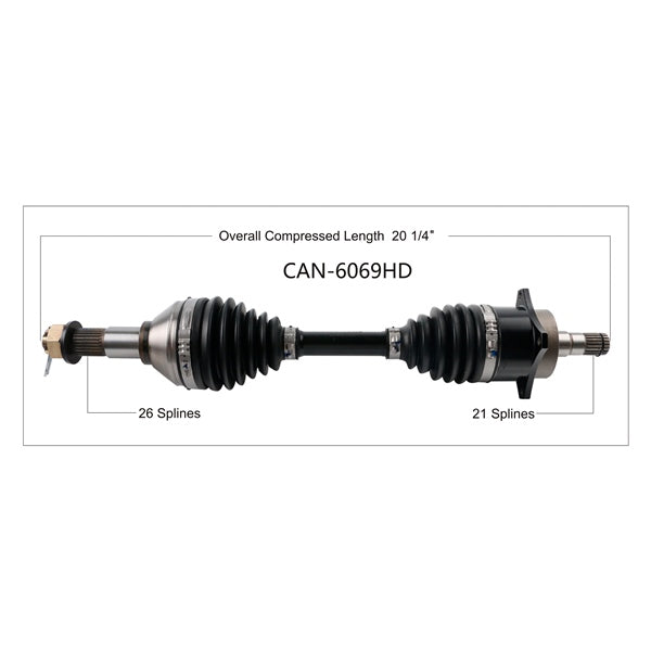 TrakMotive Complete HD Axle Fits Can-am