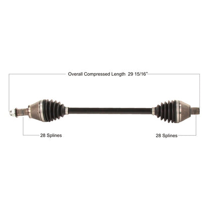 TrakMotive Complete HD Axle Fits Polaris