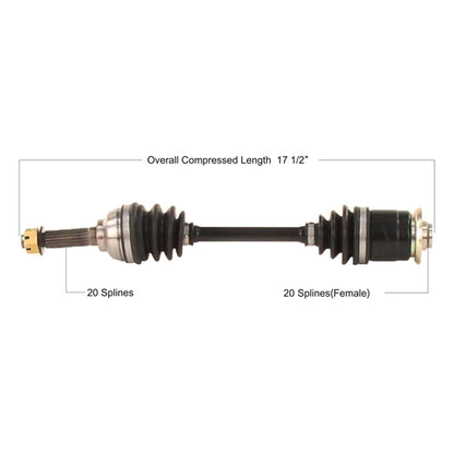 TrakMotive Complete Axle Fits Suzuki