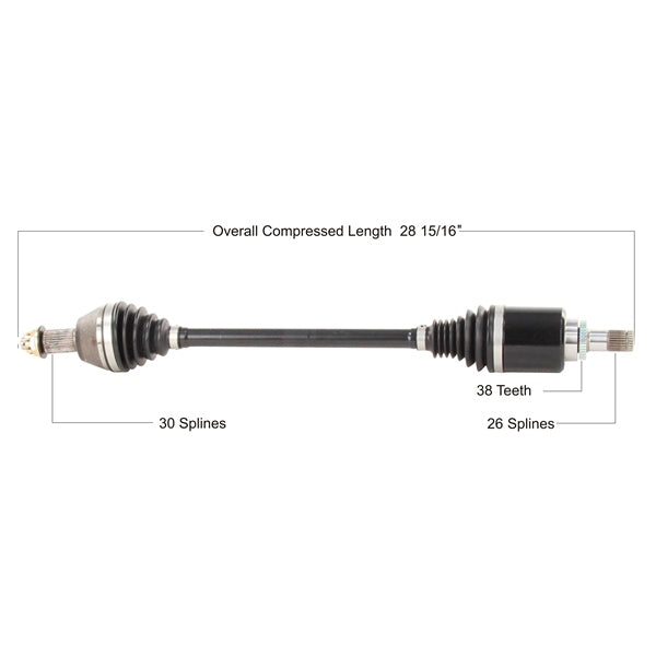 TrakMotive Complete HD Axle Fits Honda