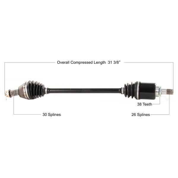 TrakMotive Complete Axle Fits Honda