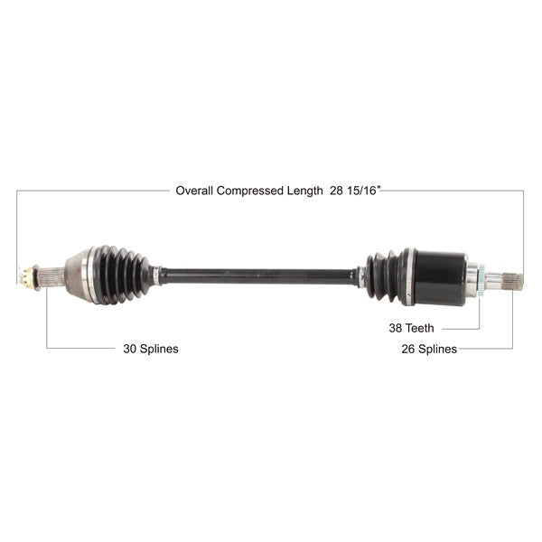 TrakMotive Complete Axle Fits Honda