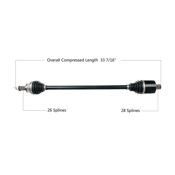 TrakMotive Complete HD Axle Fits Polaris