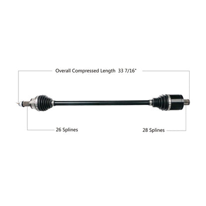 TrakMotive Complete HD Axle Fits Polaris