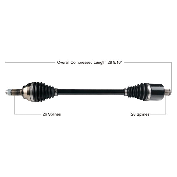 TrakMotive Complete HD Axle Fits Polaris