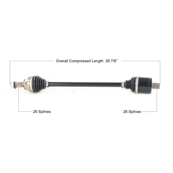 TrakMotive Complete HD Axle Fits Polaris