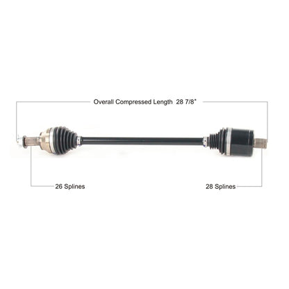 TrakMotive Complete HD Axle Fits Polaris