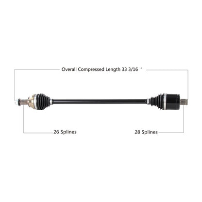 TrakMotive Complete HD Axle Fits Polaris