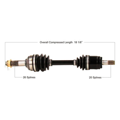 TrakMotive Complete Axle Fits Honda