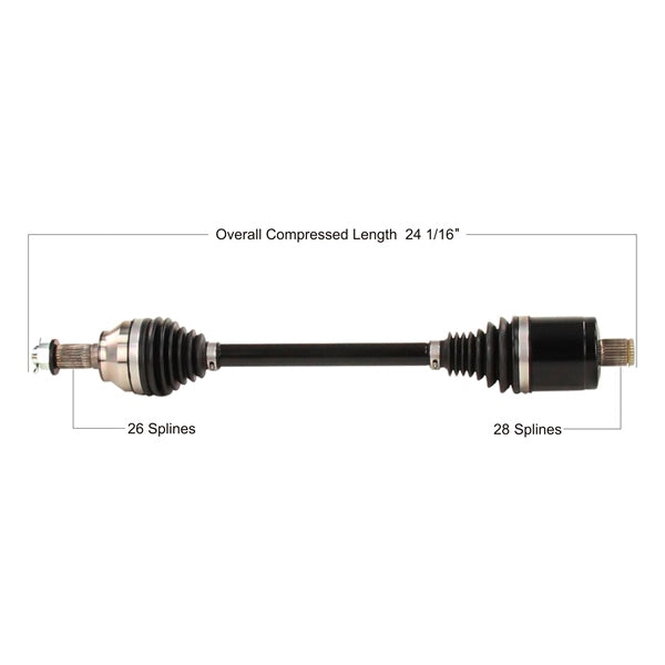 TrakMotive Complete HD Axle Fits Polaris