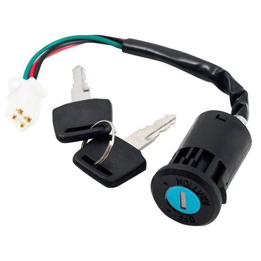 Outside Distributing Key Switch 4-Wire and Male Plug Lock with key - 217094-217094-Mogoparts-Elevate