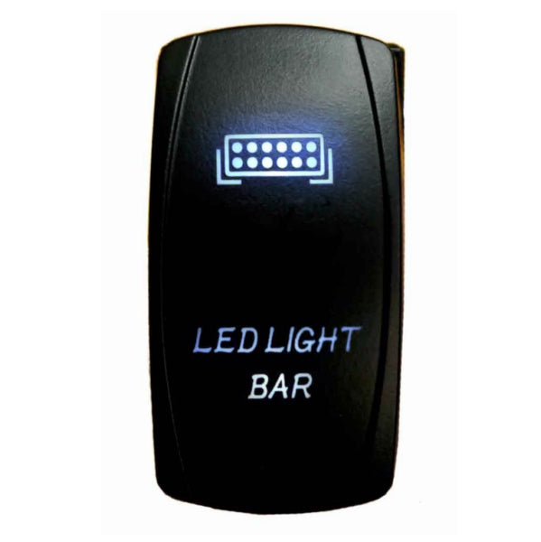 QUAKE LED Barre Lumineuse LED Interrupteur à Bascule - QRS-LLB-B