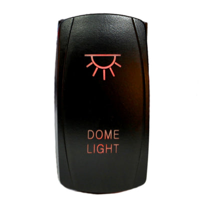 QUAKE LED Dôme LED Interrupteur à Bascule - QRS-DL-R