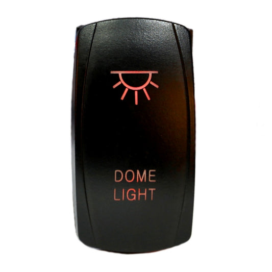 QUAKE LED Dôme LED Interrupteur à Bascule - QRS-DL-R