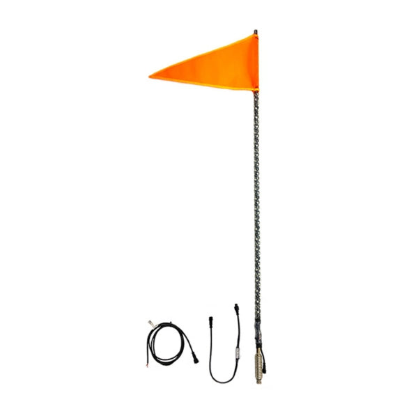 QUAKE LED Whip Light with Flag