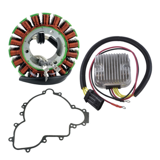 Kimpex HD Stator, Mosfet Voltage Regulator, Rectifier and Crankcase Cover Gasket Fits Polaris - 225375-225375-KimpexHD-Elevate