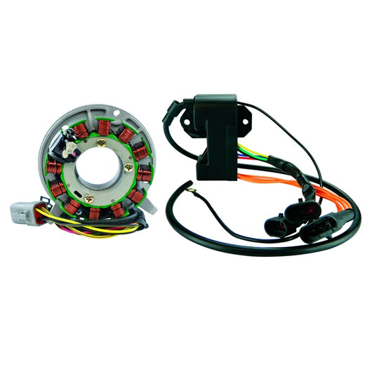 Kimpex Kit de stator HD, boîtier CDI et bobine d'allumage pour Ski-doo - 225663