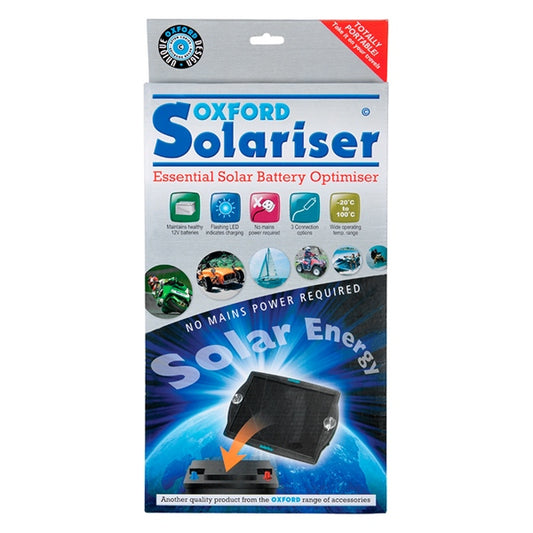 Oxford Products Chargeur de batterie Solar Essential Solariser - 269585