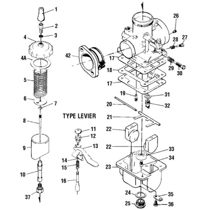 Bouchon de chambre de mélange de carburateur MIKUNI N/A