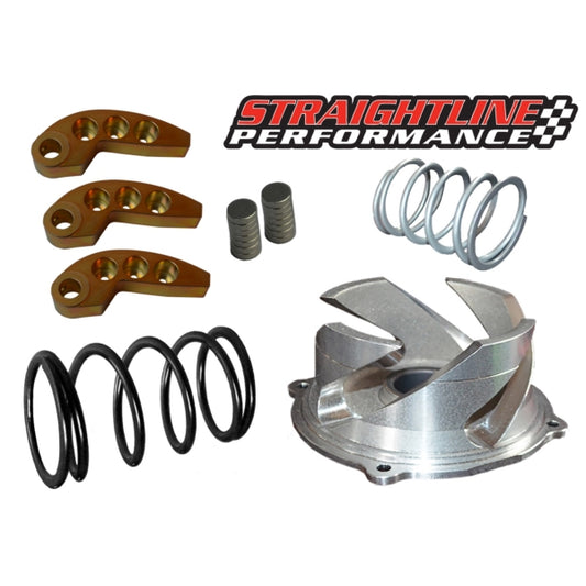 Straightline Clutch Kit with Adjustable Weight Fits Polaris - Steel