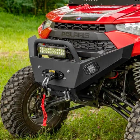 Pare-chocs avant Super ATV Winch Ready - Compatible avec Polaris