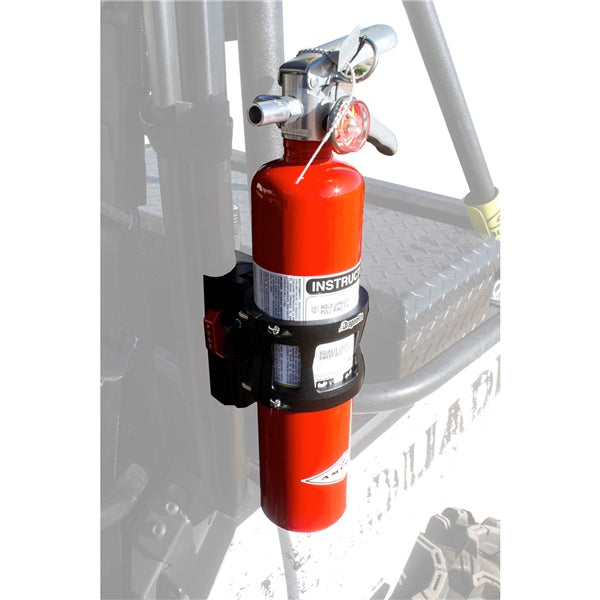 Dragon Fire Racing Quick-Release Fire Extinguisher Mount - Pro-Fit Cage