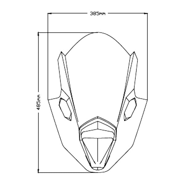 Puig Racing Windshield Fits Kawasaki