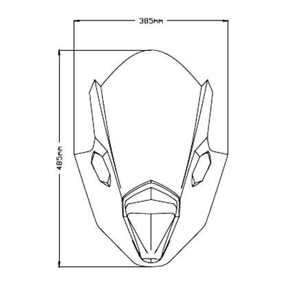 Puig Racing Windshield Fits Kawasaki