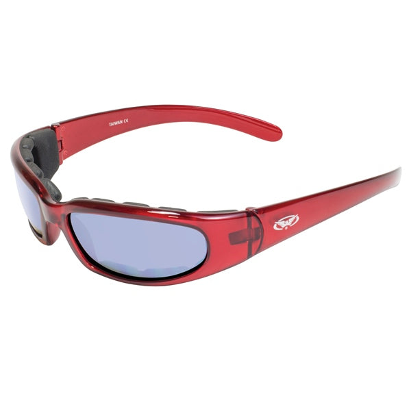 GLOBAL VISION Chicago FM Sunglasses Red